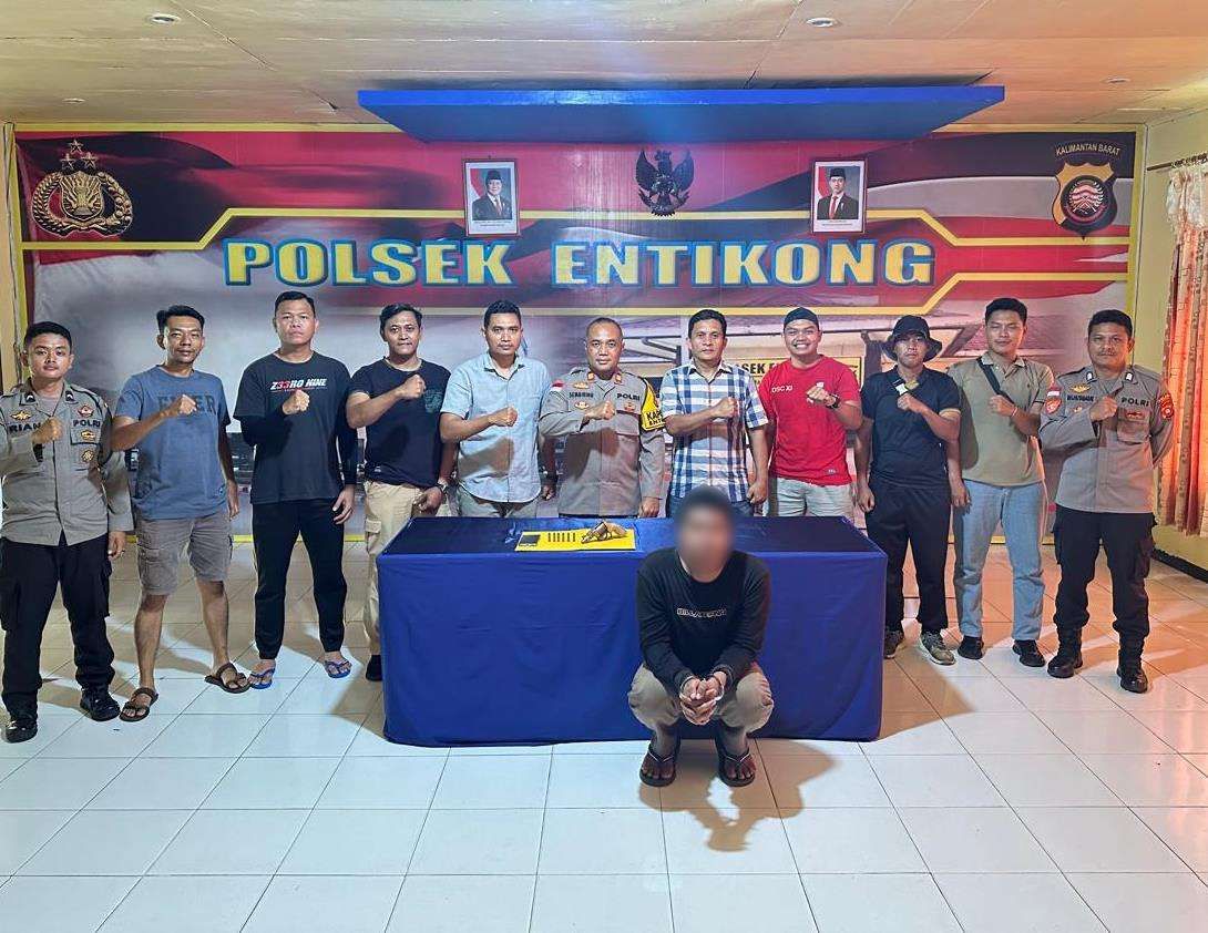 Miliki Senjata Api, Pria di Entikong Ditangkap Polisi